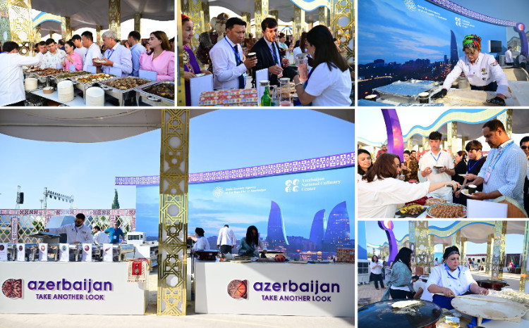 Türkmənistanda keçirilən beynəlxalq tədbirdə Azərbaycan milli kulinariya ənənələri nümayiş olunub 
