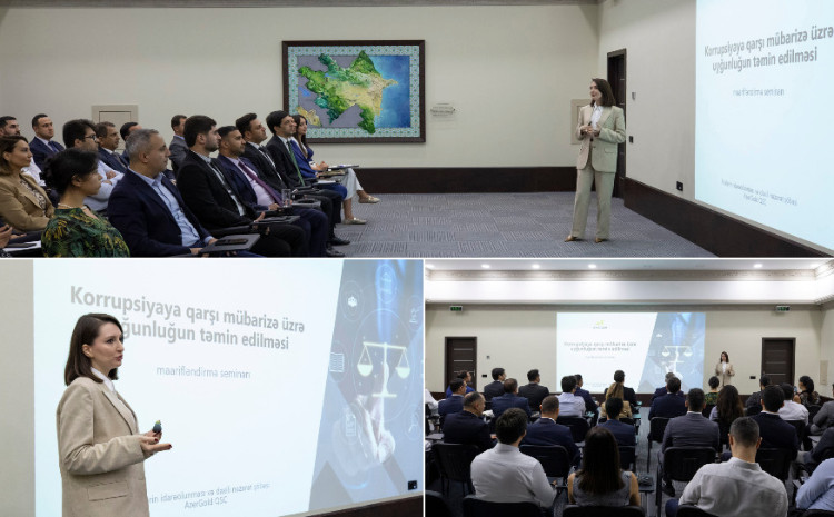 В ОАО «AzerGold» проведен обучающий семинар по борьбе с коррупцией 