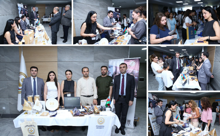 ADPU ali təhsil müəssisələrinin sərgisində iştirak edir 