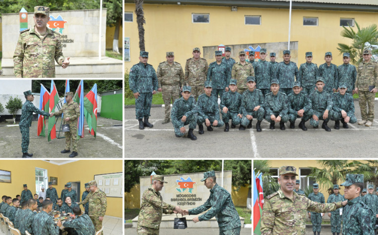 Hərbi prokuror DSX-nin çətin relyefdə qulluq edən hərbi qulluqçuları ilə görüşüb 