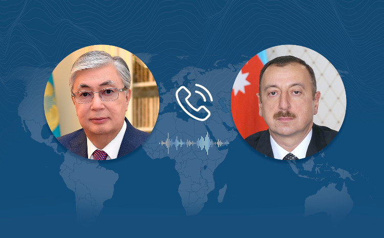 Глава государства Касым-Жомарт Токаев провел телефонный разговор с Президентом Азербайджана 