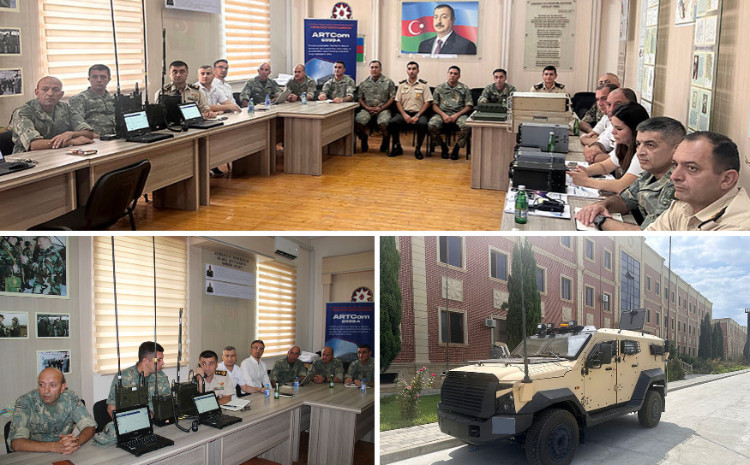 Проведён учебно-методический сбор с офицерами связи Азербайджанской Армии 