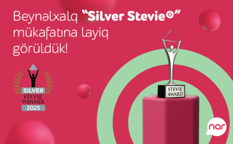 Nar honored with prestigious “Stevie” Award 