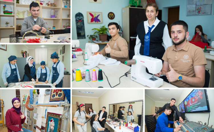 Peşə-əmək Reabilitasiya Mərkəzində hazırda əlilliyi olan 130-dan çox gəncə peşə və sosial reabilitasiya xidmətləri göstərilir 