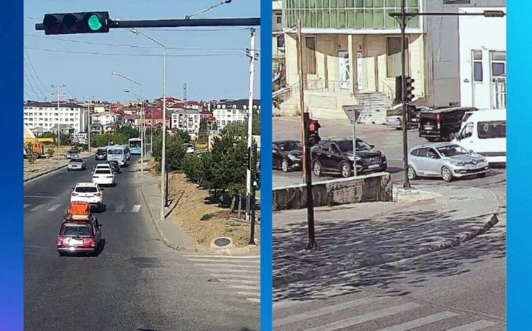 Daha 3 yolayrıcında yeni svetoforlar istifadəyə verildi 