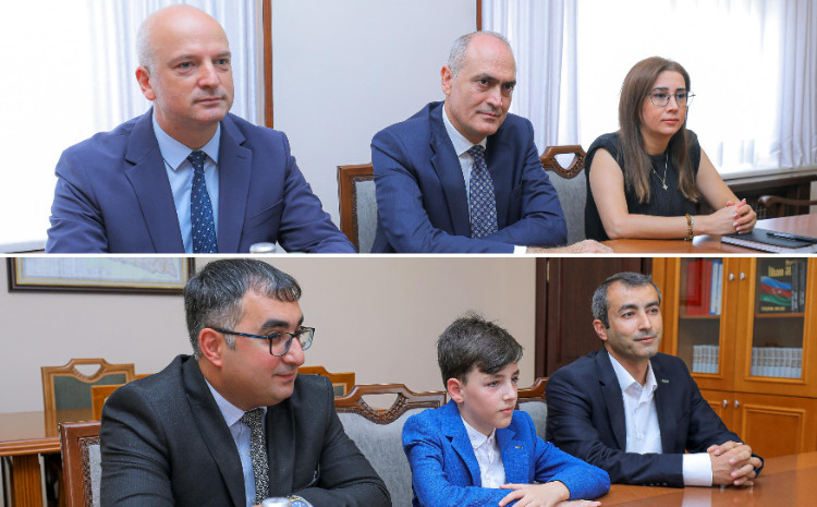 Azərbaycan Şahmat Federasiyasının vitse-prezidenti Yasin Əzimovu qəbul edib 