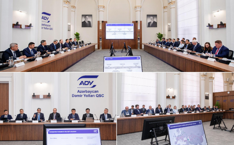 В АЖД состоялась встреча с делегацией американских бизнесменов 