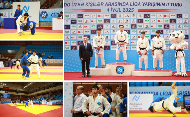 Cüdo üzrə Liqa yarışının II turu başa çatdı - 170 idmançı medallar uğrunda mübarizə apardı 