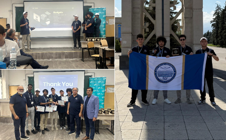 Студентам БГУ вручены сертификаты и значки симпозиума ICESCO 