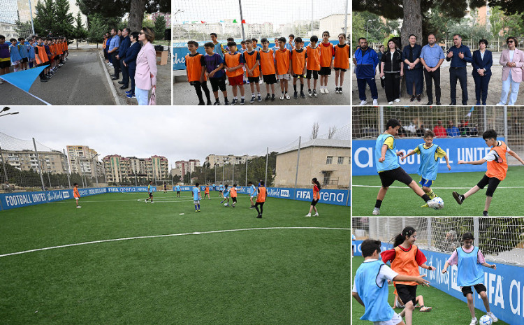 Məktəblilər üçün yeni meydança istifadəyə verildi 