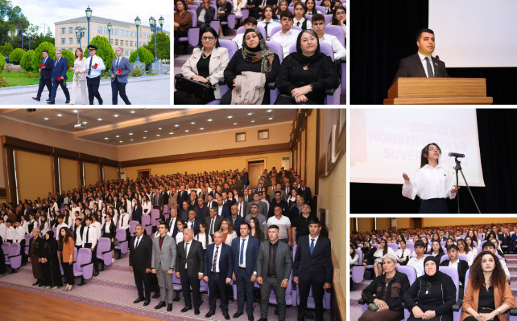 Naxçıvanda “Ümummilli Lider Heydər Əliyev Müstəqil Azərbaycan Konstitusiyasının Müəllifidir” mövzusunda tədbir keçirilib 