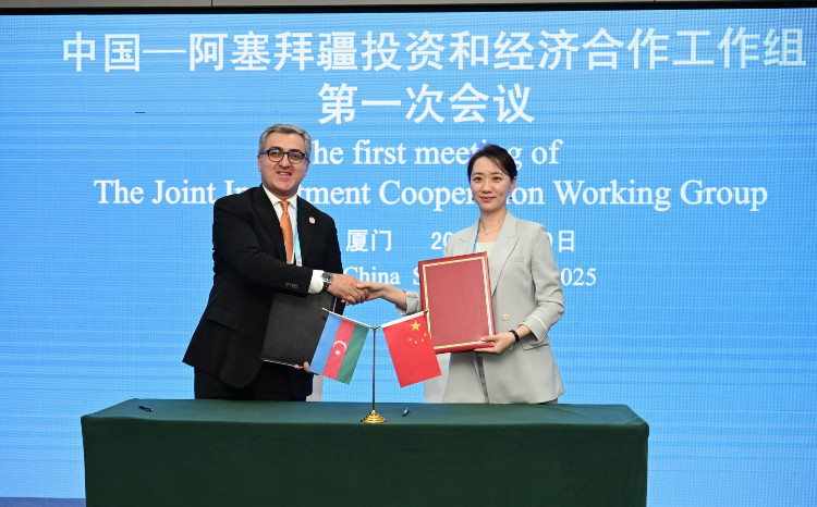 Azərbaycan-Çin investisiya əməkdaşlığı üzrə işçi qrupunun ilk iclası keçirilib 