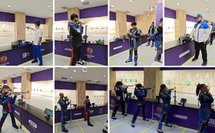 В Гяндже проходит тестовый чемпионат по пулевой стрельбе перед III Играми стран СНГ 