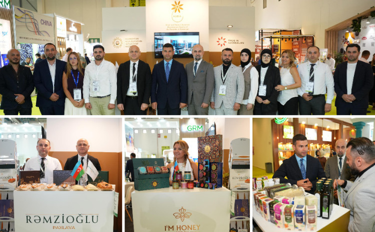 Azərbaycan sahibkarları “WorldFood Istanbul” sərgisində məhsullarını təqdim edirlər 