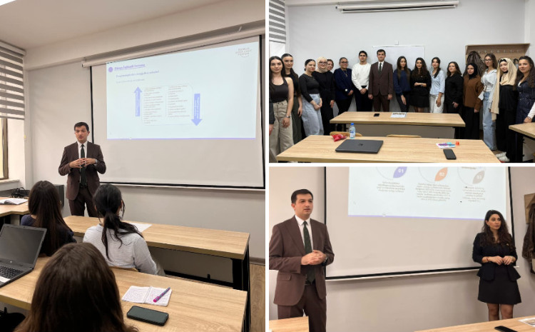 Milli Observatoriyanın əməkdaşı BDU tələbələrinə ustad dərsi keçib 