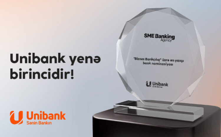Unibank  “Biznes Bankçılıq” nominasiyası üzrə qalib olub 