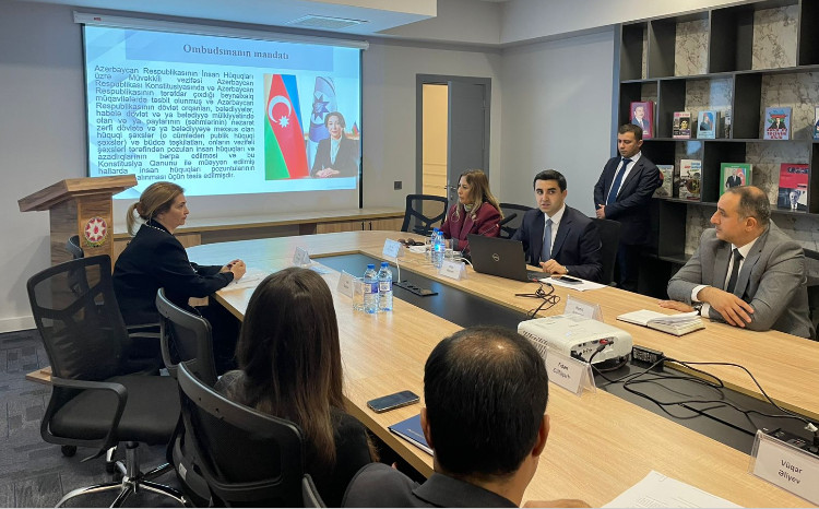 Dövlət Məşğulluq Agentliyində “İnformasiya əldə etmək hüququnun müdafiəsi” mövzusunda təlim keçirilib 