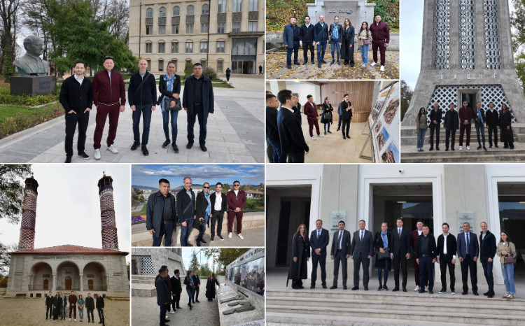 Türk Dövlətləri Təşkilatı ölkələrinin diaspor qurumlarının rəsmiləri üçün II “INTERNSHIP” proqramının iştirakçıları Qarabağda 