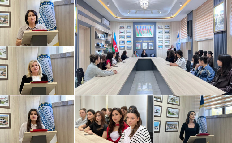BDU-da tədbir: “Müharibə şəraitində psixoloqun fəaliyyətinin xüsusiyyətləri” 