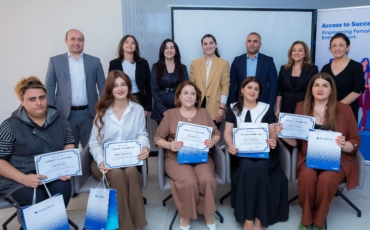AccessBank implemented the Access2Success project in Nakhchivan to support women entrepreneurs 
