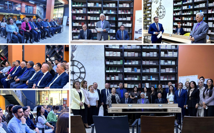 ADPU rəhbərliyi doktorantlarla görüşüb 