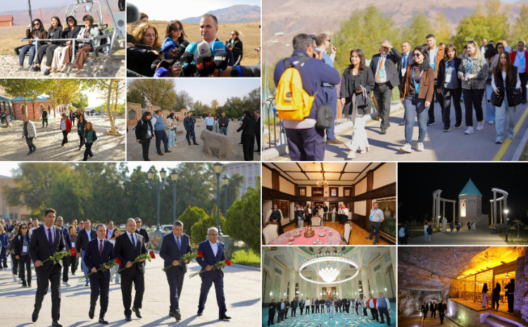 Naxçıvanın turizm imkanlarının nümayiş etdirilməsi məqsədilə mediatur təşkil olunub 