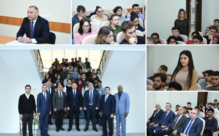 ADAU-da I kursa qəbul olan əcnəbi tələbələrlə görüş keçirilib 