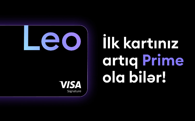 Leobank premium Leo Prime Visa kartının alınması prosesini sadələşdirib 