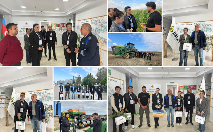 “Karyera söhbətləri” layihəsinin qalibləri “Agro Dairy” MMC-nin Samux filialında olublar 