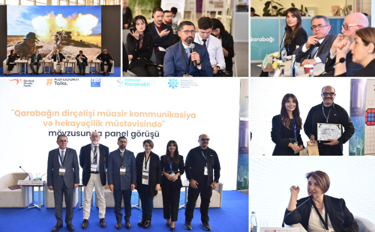 “Qarabağın dirçəlişi müasir kommunikasiya və hekayəçilik müstəvisində” mövzusunda panel müzakirəsi keçirilib 