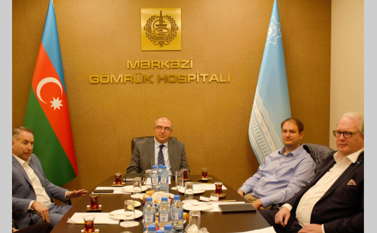 Mərkəzi Gömrük Hospitalında “BBraun” şirkətinin nümayəndə heyəti ilə görüş keçirilib 