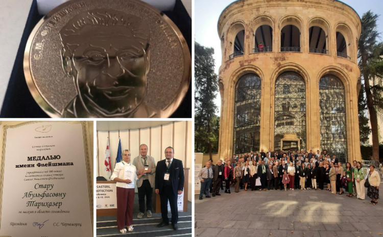 İlk olaraq azərbaycanlı coğrafiyaçı alim “Sel assosiasiyasi”nın medalı ilə təltif edilib 