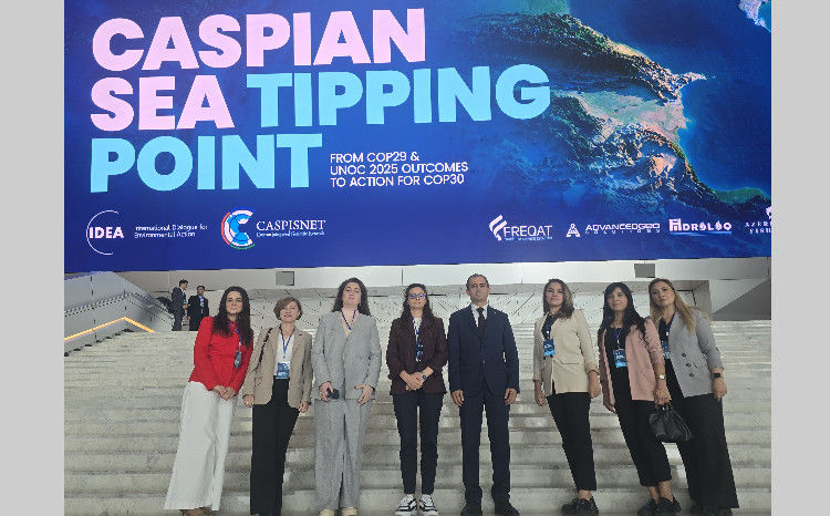 Coğrafiya İnstitutunun əməkdaşları “Caspian Sea Tipping Point” konfransında iştirak ediblər 