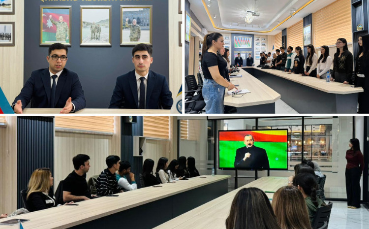 BDU-da “Müstəqilliyə aparan yol” adlı tədbir keçirilib 