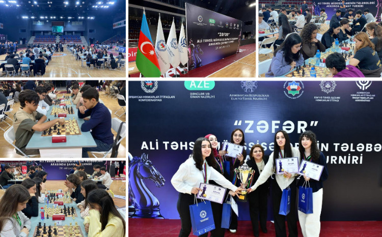 Ali təhsil müəssisələri arasında “Zəfər” şahmat turniri keçirilib 