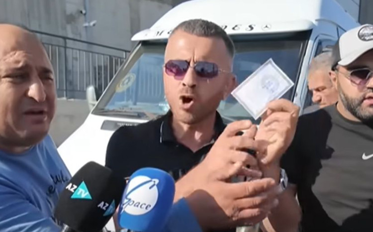 “VÖEN almışıq, vergi veririk” - Avtobus sürücüləri etiraz etdi - VİDEO