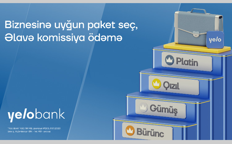 Тарифы для вашего бизнеса от Yelo Bank 