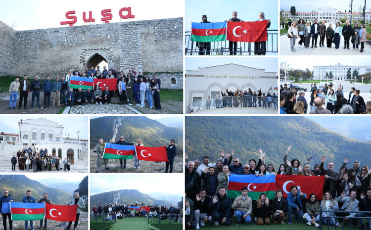 ADAU-da keçirilən beynəlxalq konfransın iştirakçıları üçün Şuşa və Xankəndi şəhərlərinə səfər təşkil olunub 