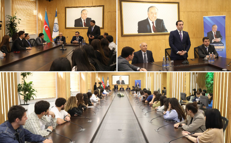 BDU-da "Heydər Əliyev mühazirələri" layihəsinin növbəti qonağı Milli Məclisin üzvü Mahir Süleymanlı olub 