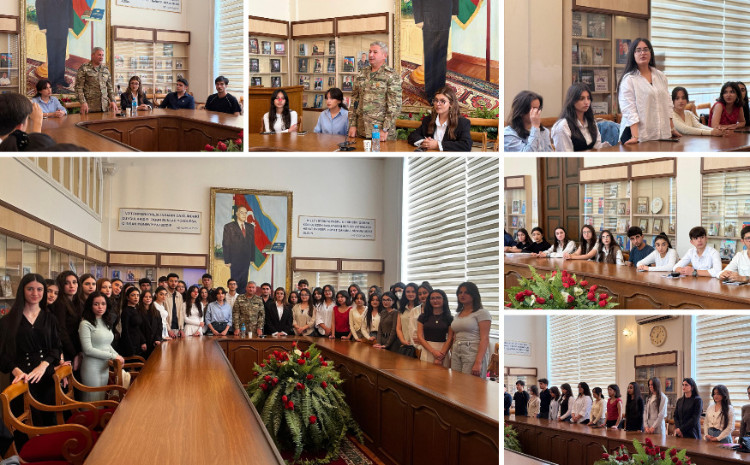 ADPU-da “Qəhrəmanlıq yolu” adlı görüş keçirilib 