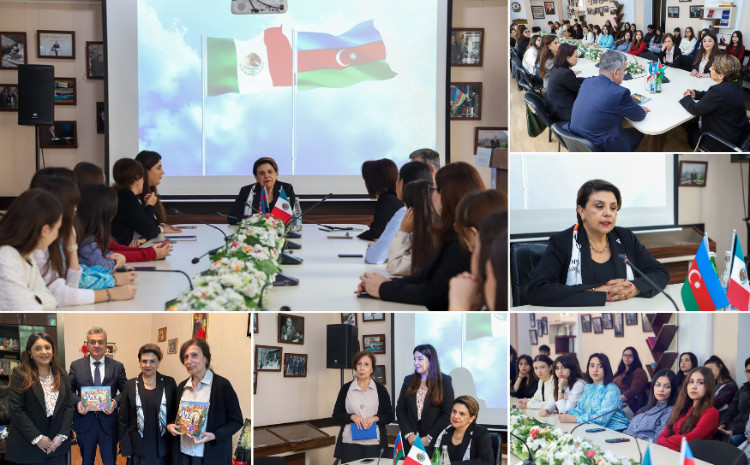 Meksika səfiri ADU-nun tələbələri ilə görüşüb 