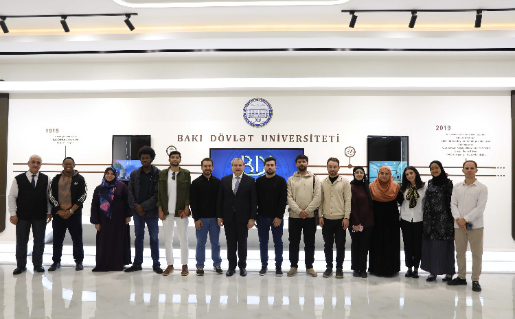 “Heydər Əliyev adına Beynəlxalq Təhsil Qrantı” proqramı çərçivəsində BDU-da təhsil alan xarici tələbələrlə görüş 