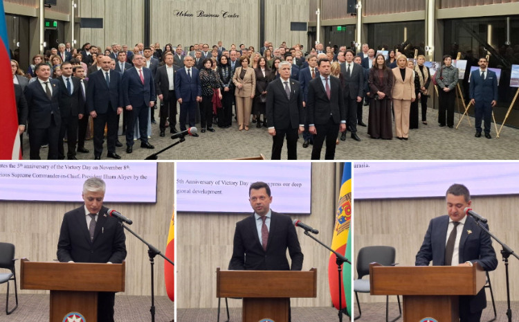 Kişineuda Zəfər Günü və Dövlət Bayrağı Günü qeyd olunub 