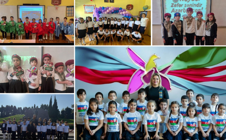 225 nömrəli məktəbdə “Konstitusiya və Suverenlik ili” çərçivəsində Zəfərimizin 5 illiyi qeyd olundu 