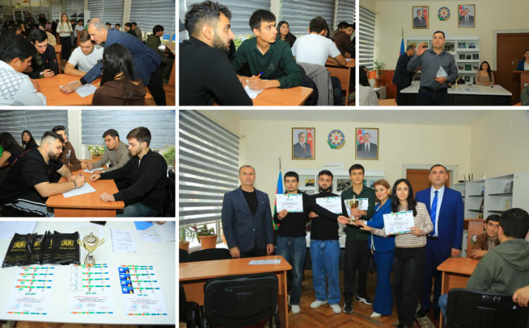 ADAU tələbələri intellektual oyunun qalibi olub 