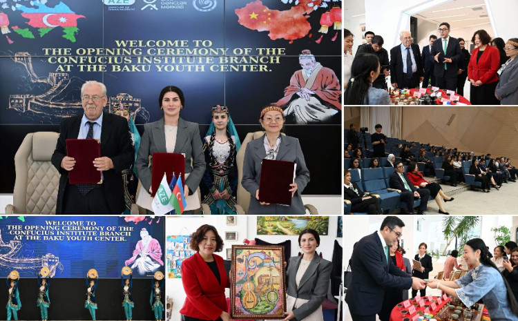 Bakı Gənclər Mərkəzində Konfutsi İnstitutunun filialının rəsmi açılış mərasimi keçirilib 