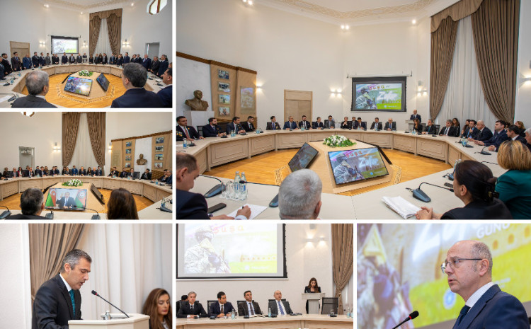 Energetika Nazirliyində Zəfər Gününə həsr olunmuş tədbir keçirilib 