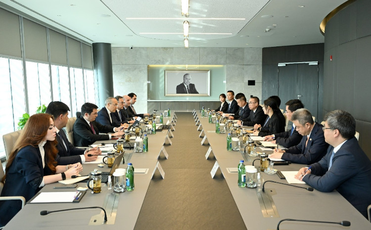 “China Datang Corporation Ltd.” şirkətinin sədri ilə görüş keçirilib 