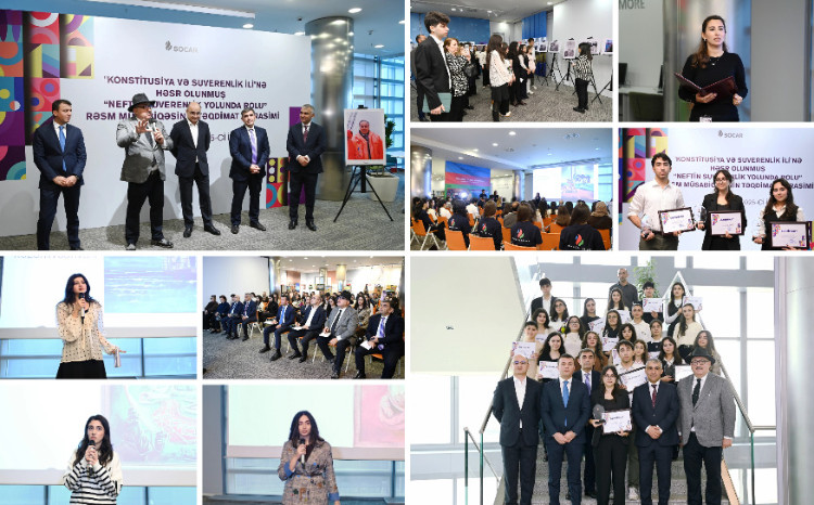 SOCAR-ın təşkilatçılığı ilə keçirilən “Neftin suverenlik yolunda rolu” adlı rəsm müsabiqəsinə yekun vurulub 