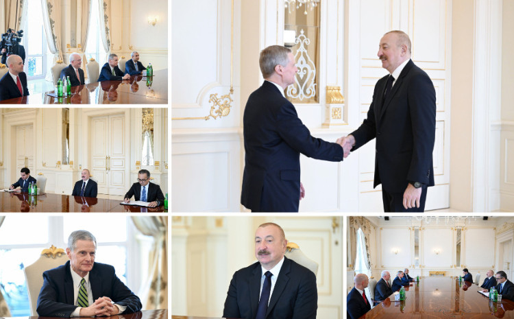 Ильхам Алиев принял делегацию Церкви Иисуса Христа Святых последних дней 